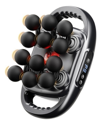 Pistola De Massagem Multifuncional Com Doze Cabeças - Imagem 6