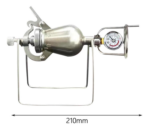 Máquina De Pipoca De Aço Inoxidável, Decoração De - Imagem 10
