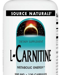 L-carnitine 500 Mg 120 Caps By Source Naturals