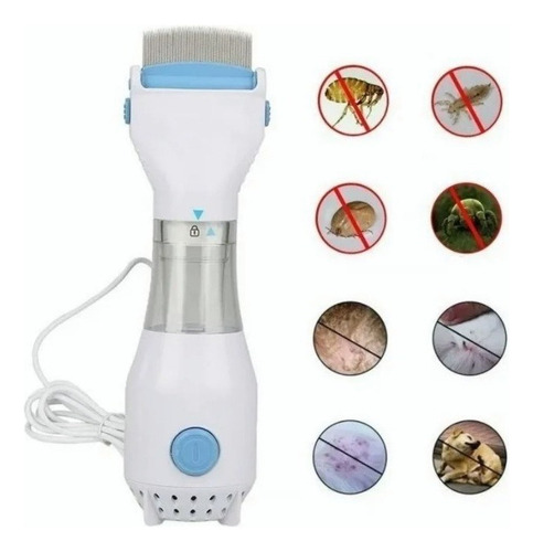 Máquina De Vácuo Mata Piolhos Lêndeas Pente Elimina Piolhos