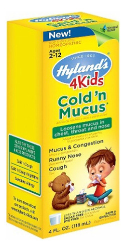 Cold N Mucus 4 Kids 4 Oz Da Hylands