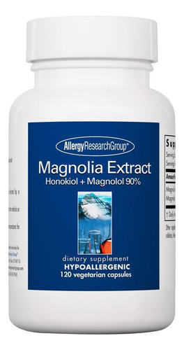 T Honokiol Plus Magnolol 90% 120 Cápsulas Vegetais Do Grupo