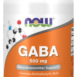 Gaba 500 Mg 200 Cápsulas Da Now Foods