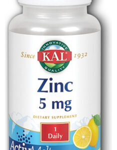 Zinc Activmelt 5 Mg 60 Comprimidos Por Kal
