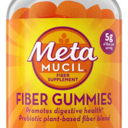 Metamucil Fiber Gummies For Adults, No Sugar Added Orange...