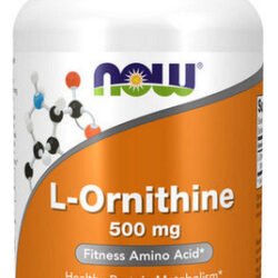 L-ornitina 500 Mg 120 Cápsulas Da Now Foods