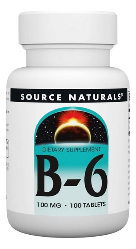 Vitamin B-6 100 Mg 100 Tabs By Source Naturals