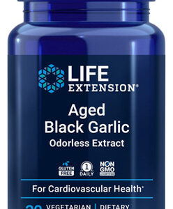 Alho Preto Envelhecido, 30 Cápsulas Vegetais Da Life Extensi