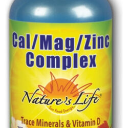 Cal-mag-zinc 1000/600/15 Mg 250 Cápsulas Da Nature's Life