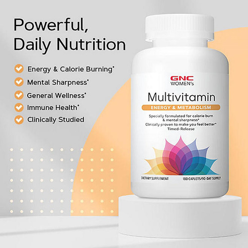 Multivitamínico Gnc Para Megaenergia E Metabolismo Feminino - Imagem 3