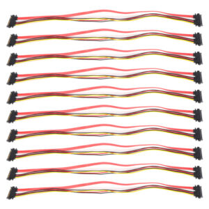 Cabo De 10 Unidades De 7+15 Pinos Para Extensão De Alimentaç