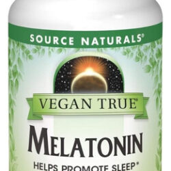Vegan True Melatonin 3 Mg 60 Veg Caps By Source Naturals