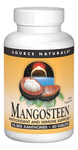 Mangosteen 187.5 Mg 60 Tabs By Source Naturals