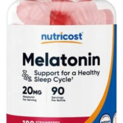 Gomas De Melatonina 20 Mg 180 Unidades Da Nutricost