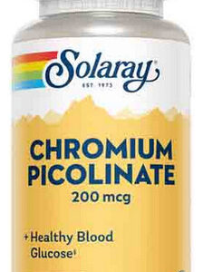 Picolinato De Cromo 200 Mcg 200 Comprimidos Da Solaray