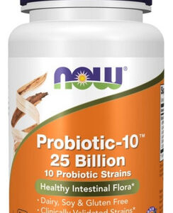 Probiótico-10 25 Bilhões E 30 Cápsulas Vegetais Da Now Foods