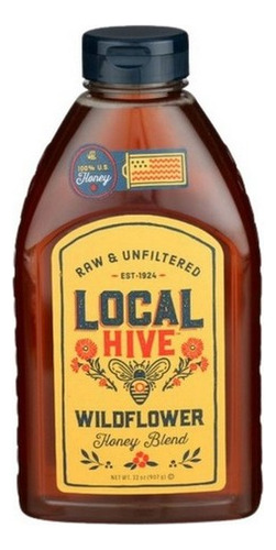 Honey Wildflower 32 Onças (caixa Com 6) Da Local Hive