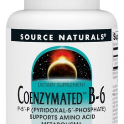 Coenzymated B-6 Sublingual 25 Mg 60 Tabs By Source Naturals