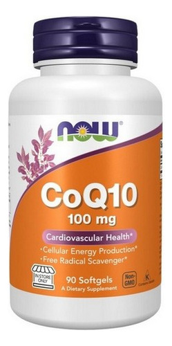 Coq10 100 Mg (90%) Da Now Foods
