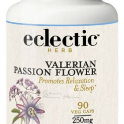 Valerian Passion Flower 90 Cápsulas Da Eclectic Herb