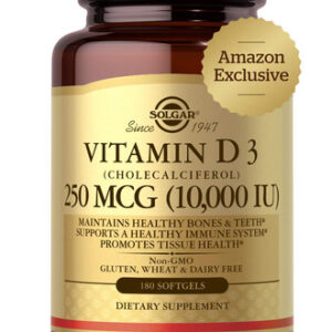 Suplemento Solgar Vitamina D3 Colecalciferol 250mcg 10000iu