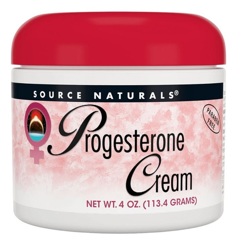 Progesterone Cream 4 Oz By Source Naturals