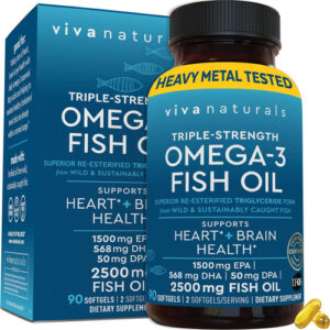 Suplemento De Óleo De Peixe Ômega-3 Ultra Forte Viva Natural