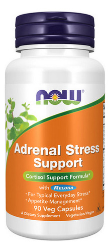 Suporte Ao Estresse Adrenal Com Relora 90 Veg Caps Da Now Fo