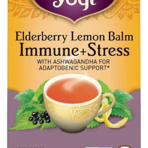 Erva-cidreira De Sabugueiro Immune + Stress 16 Sacos Da Yogi
