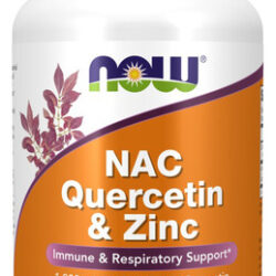 Nac With Quercetin & Zinc 90 Vegcaps By Now Foods