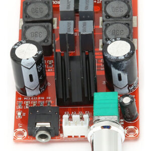 Módulo Amplificador De Canal Duplo, Placa Estéreo De Aliment