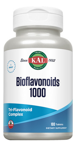 Bioflavonoids 1000 100 Tabs By Kal