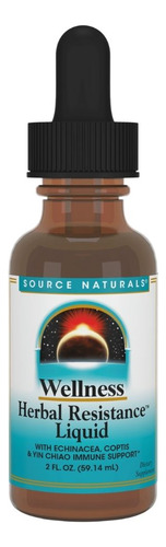 Fórmula Padrão Líquida Wellness Herbal Resistance De 2 Onças