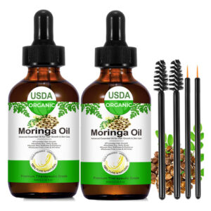 Óleo De Moringa Shuangjia 60ml X 2, Puro Natural Orgânico Co