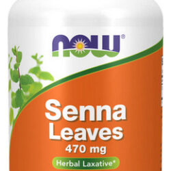Folhas De Senna 470 Mg 100 Cápsulas | By Now Foods