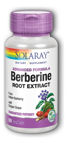 Berberine Special Formula 60 Cápsulas Da Solaray
