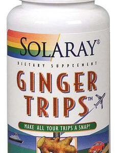 Ginger Trips 60 Gummies By Solaray