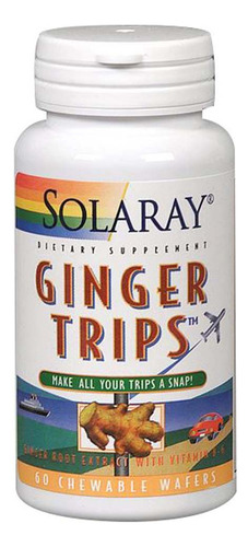 Ginger Trips 60 Gummies By Solaray