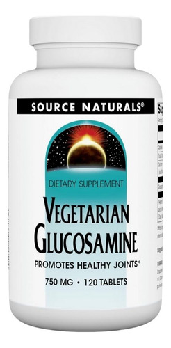 Vegetarian Glucosamine 750 Mg 120 Tabs By Source Naturals