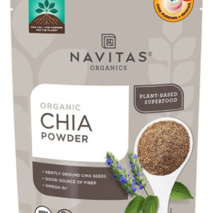 Organic Chia Seed Sprouted Powder 8 Oz By Navitas Organics