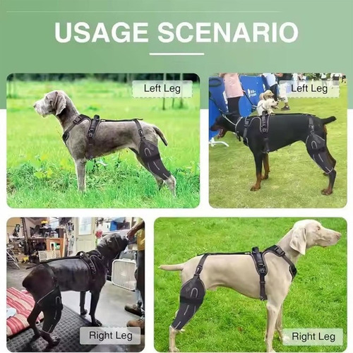 Joelheira Para Perna Traseira Rasgada' - Imagem 13
