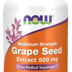 Extrato De Semente De Uva 500 Mg 90 Cápsulas Vegetais Da Now