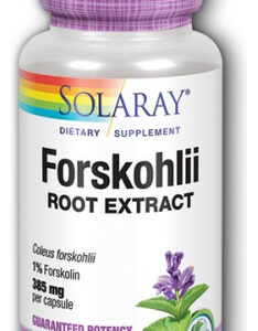 Forskohlii 385 Mg 60 Cápsulas Da Solaray