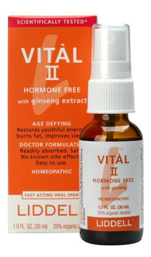 Spray Vital Ii De 1 Onça Da Liddell Laboratories