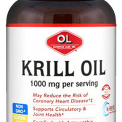 Óleo De Krill 1 G E 60 Cápsulas Gelatinosas Da Olympian Labs