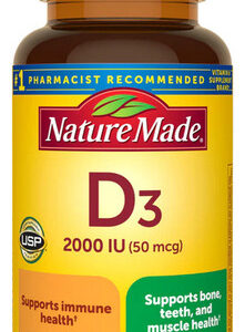 Comprimidos De Vitamina D3 Feitos Na Natureza 2000 Ui 100 Co