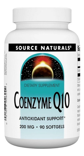 Coenzima Q10 200 Mg 90 Cápsulas Gelatinosas Da Source Natura