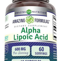 Fórmulas Incríveis De Ácido Alfa Lipóico 600 Mg 60 Cápsulas