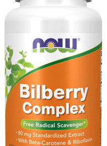 Complexo De Mirtilo 80 Mg 100 Cápsulas Da Now Foods