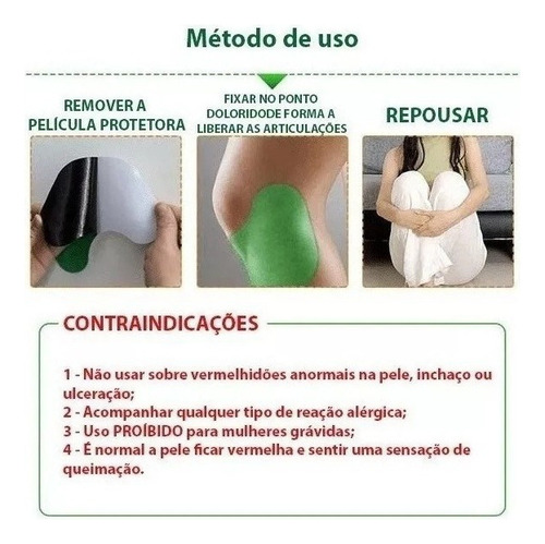 Adesivo Ortopédico - Knee Alívio Instantâneo 60 Unidades - Imagem 7